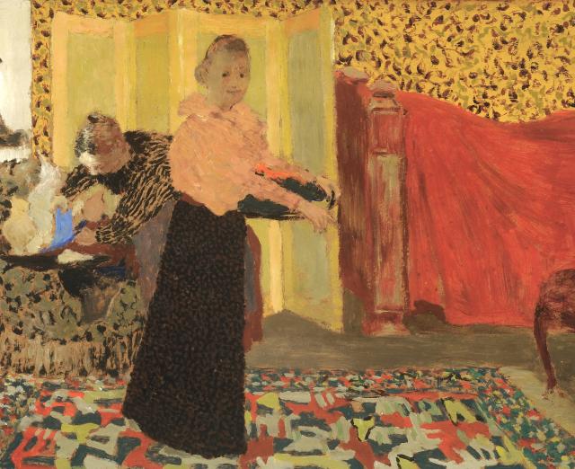 Vuillard Au Lit Rouge