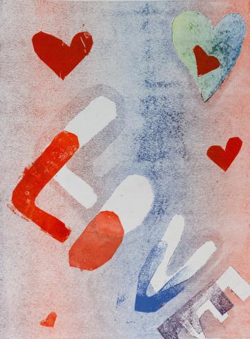 Collagraph print